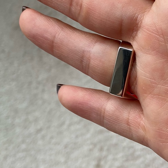 Tiffany & Co, out of retirement rectangle ring, size 6 - Picture 11 of 11